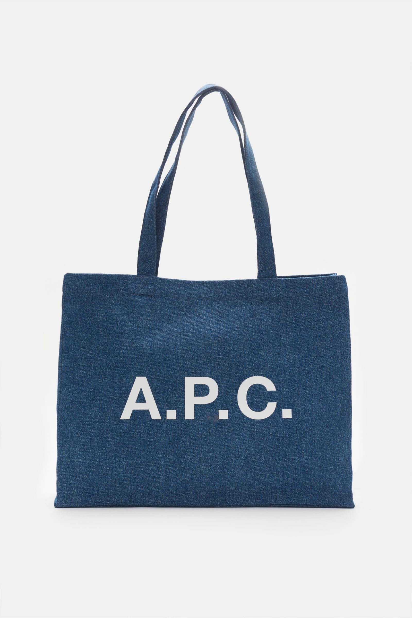 A.P.C. Denim tote bag 'Diane' grey-blue | BRAUN Hamburg
