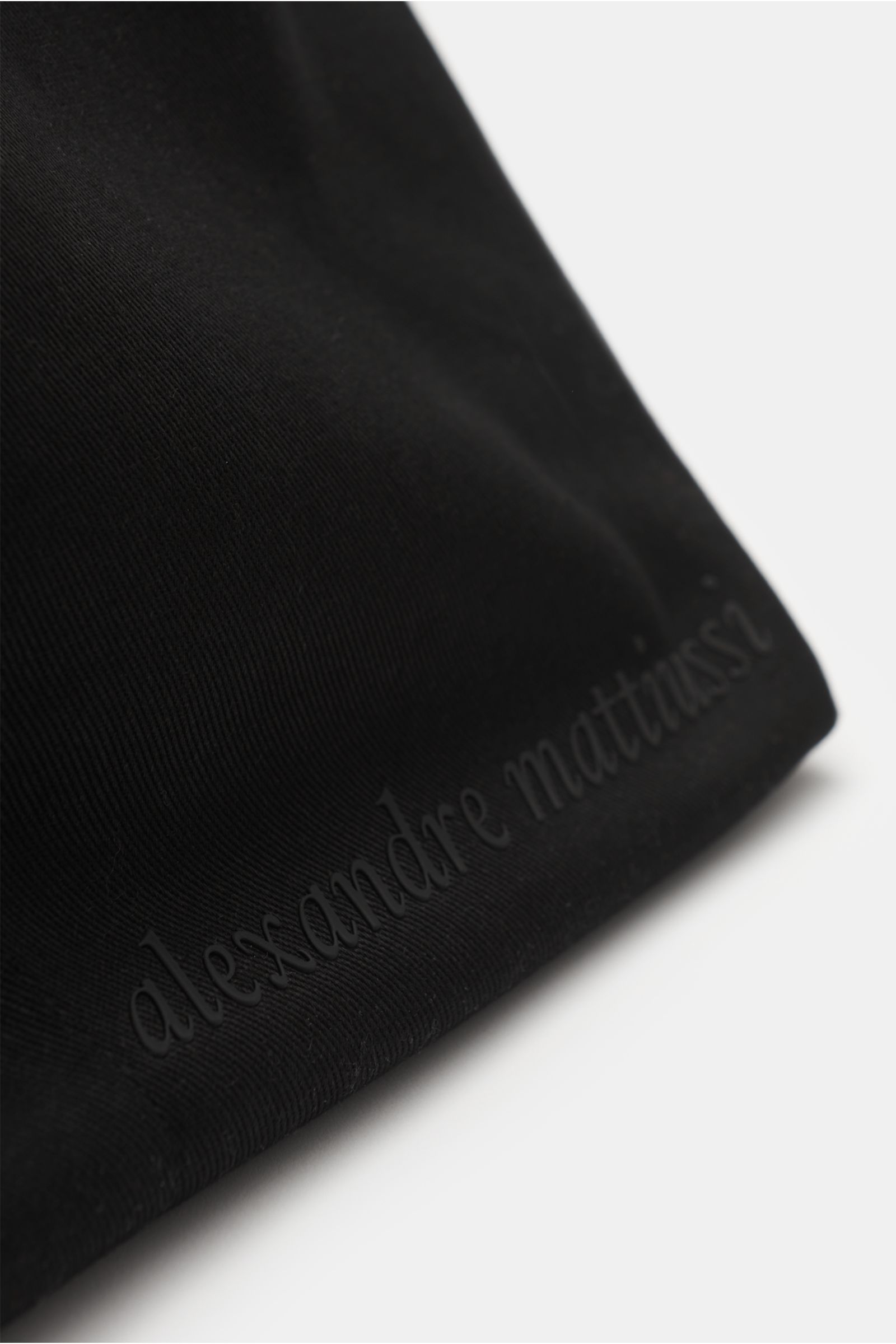 Ami Paris Canvas shopper bag black