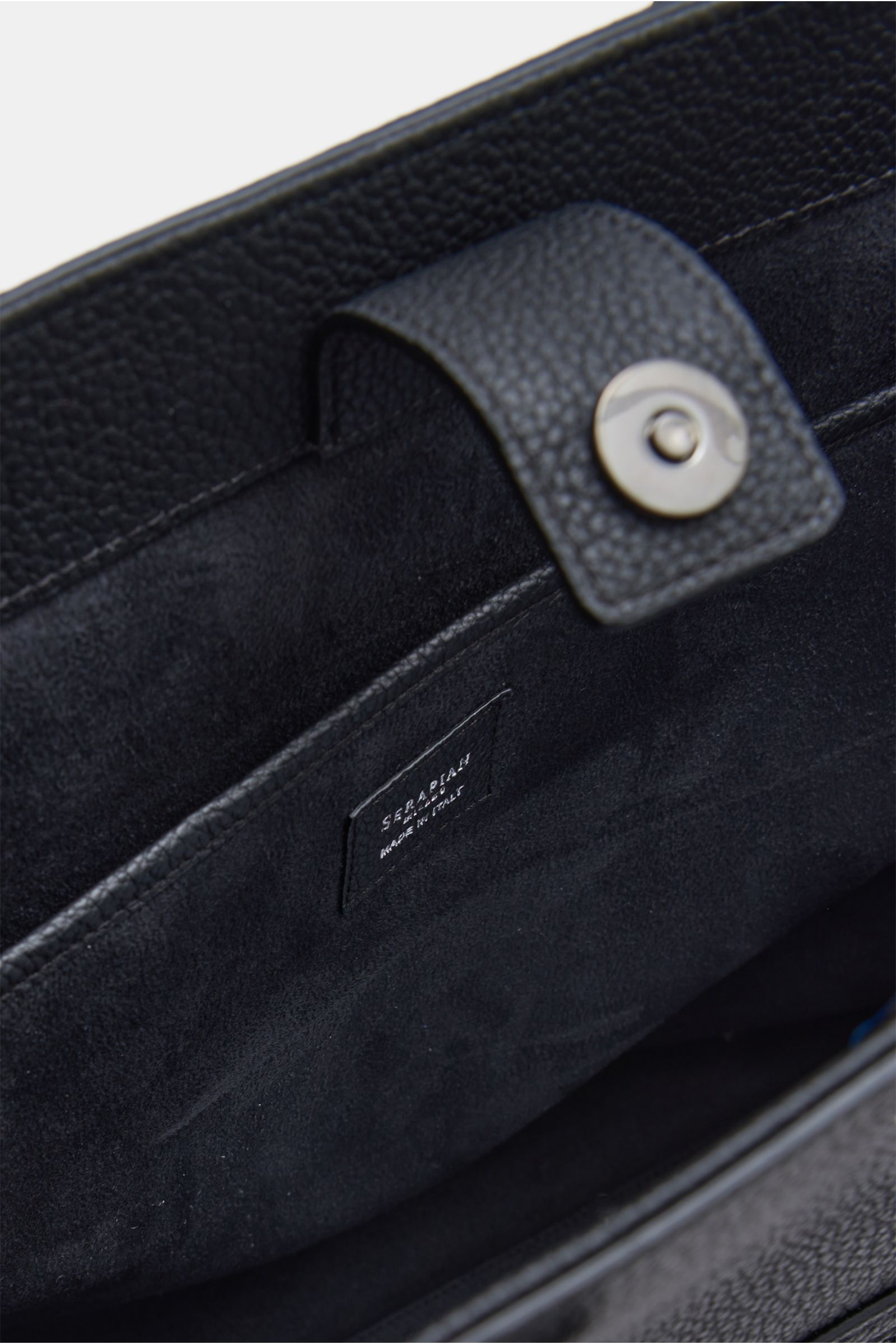 Serapian Leather tote bag black