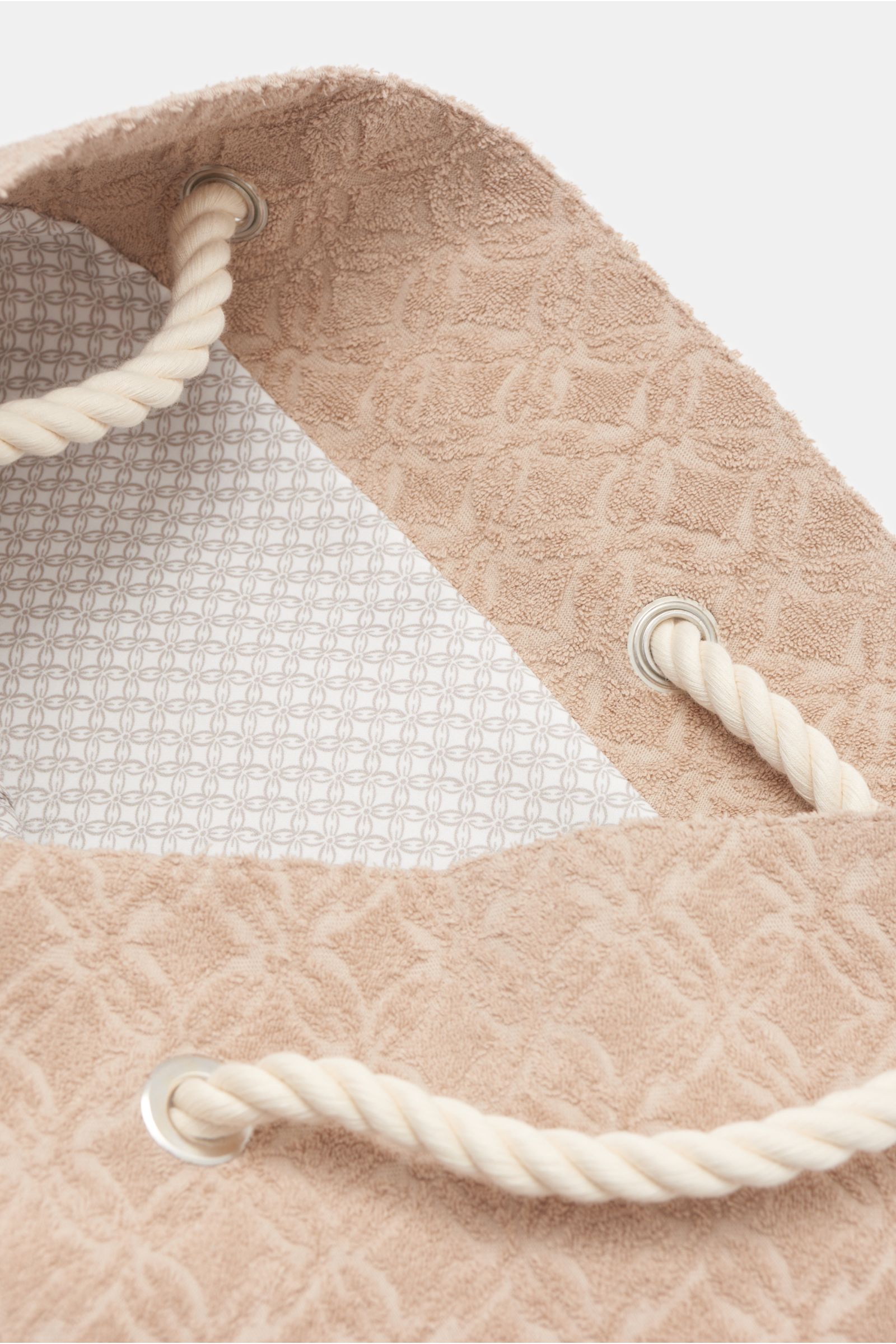 04651/ A trip in a bag Frottee-Seesack 'Terry Sac' beige