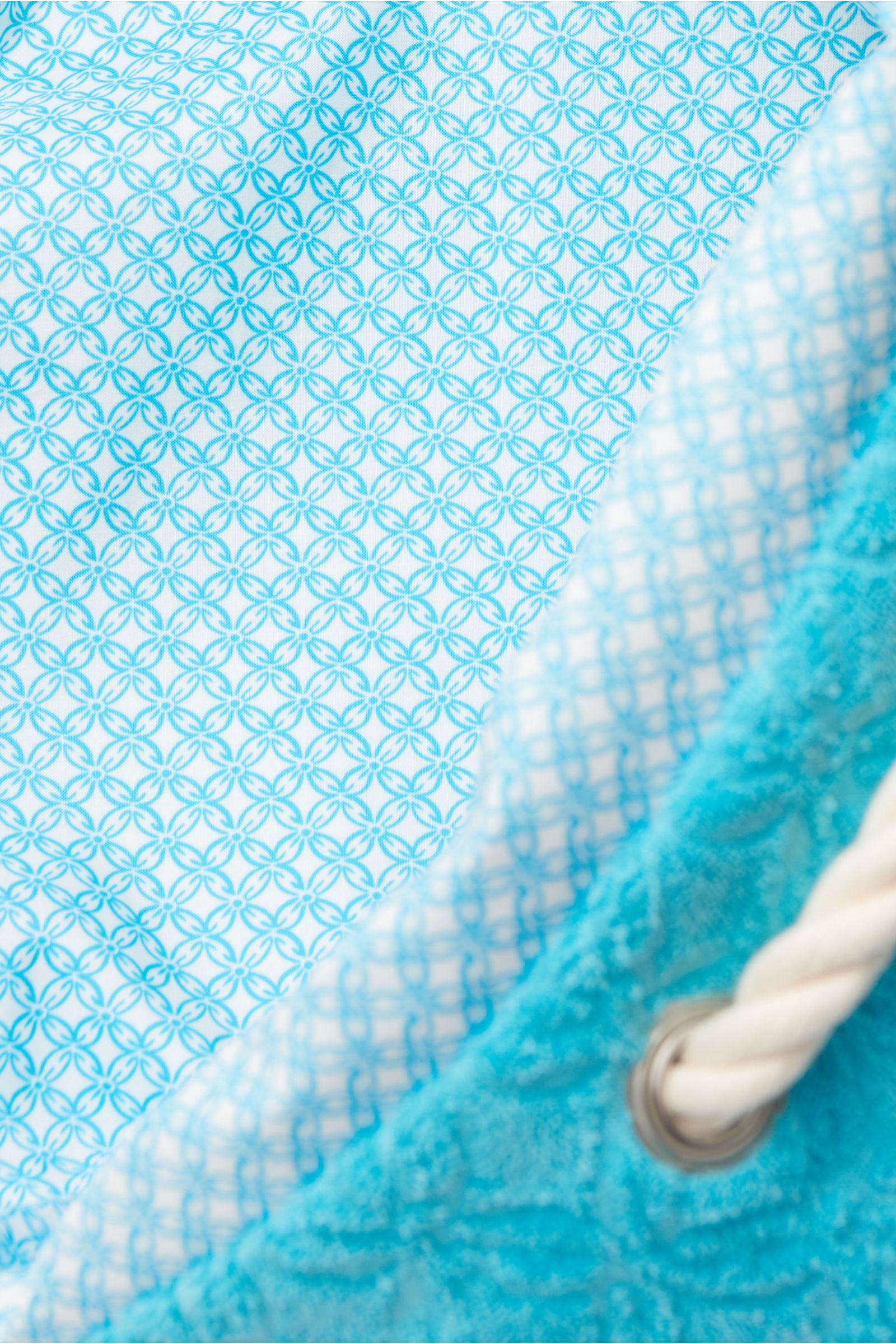 04651/ A trip in a bag Terry duffel bag 'Terry Sac' turquoise