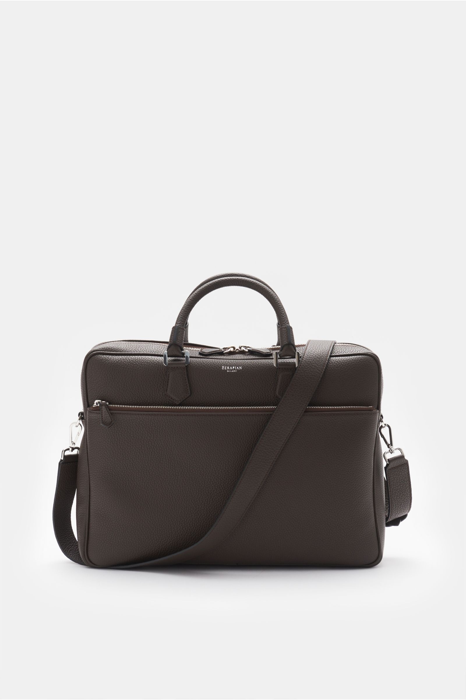 Serapian Briefcase dark brown