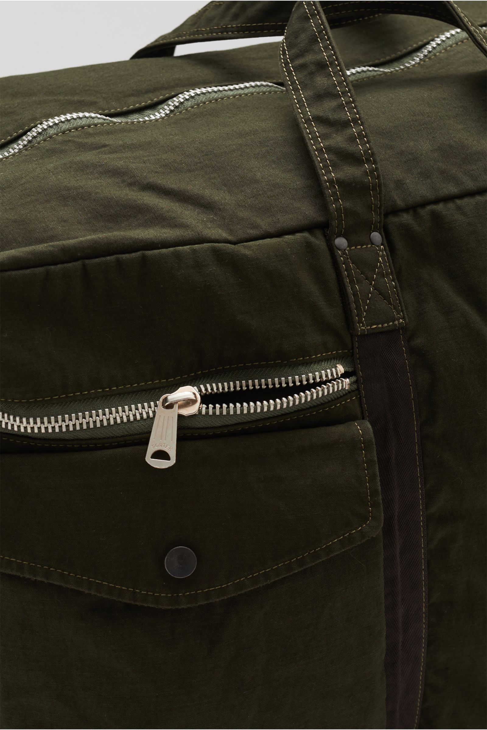 Porter-Yoshida & Co. Weekender 'Crag 2Way Boston Bag' dark olive