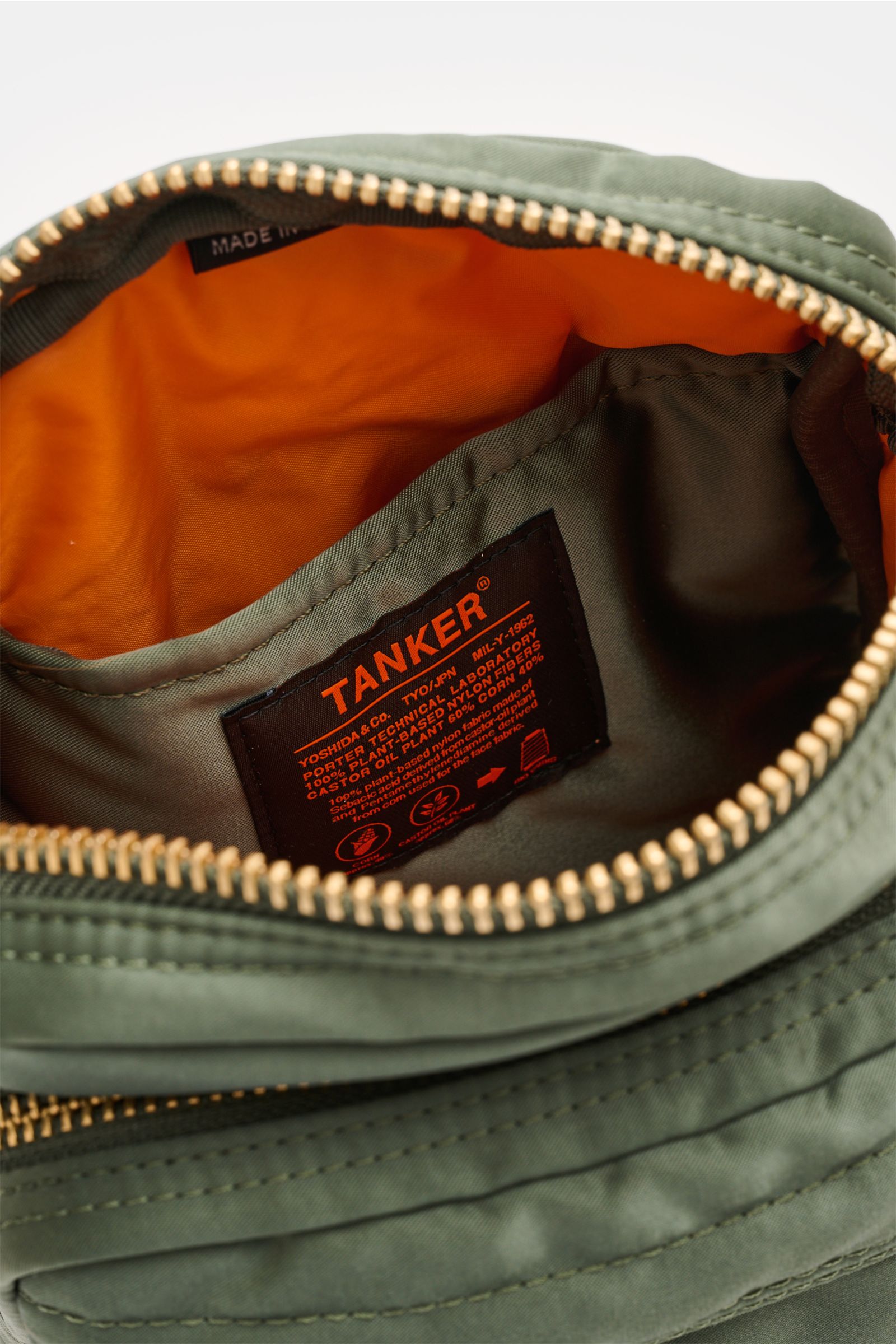 Porter-Yoshida & Co. Umhängetasche 'Tanker Vertical' dunkelgrün