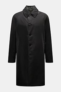 04651/ A trip in a bag Wende-Mantel 'Abstract' schwarz/offwhite