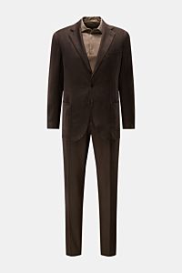 Santaniello Anzug dunkelbraun