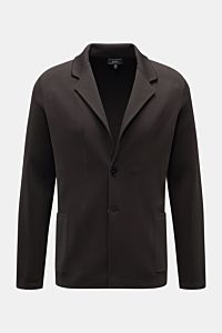 Emporio Armani Strickblazer 'Icon' anthrazit