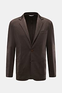 Marco Pescarolo Blazer 'Giove' dark brown melange