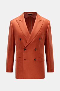 Brioni Smart-casual jacket 'New Plume' red brown mottled