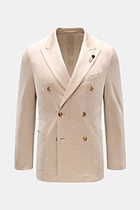 Lardini Jersey jacket beige mottled
