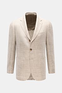Stile Latino Sakko 'Vincenzo' braun/creme kariert