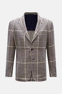 Stile Latino Smart-casual jacket 'Vincenzo' navy/beige checked