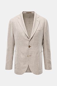 Sipario Smart-casual jacket 'Ginza' taupe/cream checked