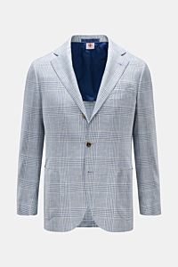 Borrelli Sakko 'Procida' rauchblau/offwhite kariert