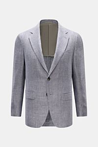 Caruso Sakko 'Aida' grau/rauchblau kariert