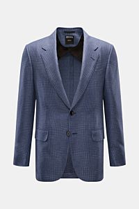 Zegna Sakko 'Atelier' navy/rauchblau kariert