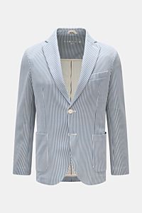 Circolo 1901 Jersey-Sakko weiß/blau gestreift