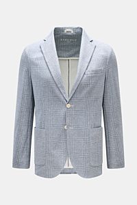 Circolo 1901 Jersey-Sakko rauchblau/weiß kariert