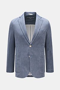 Circolo 1901 Jersey-Sakko rauchblau/weiß gemustert