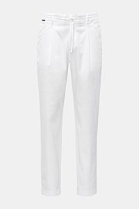 Seersucker Joggpants weiß