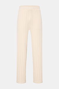Soft Goat Strick-Jogpants creme