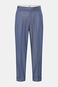 PT Torino Cotton trousers 'Carrot Fit' dark blue melange