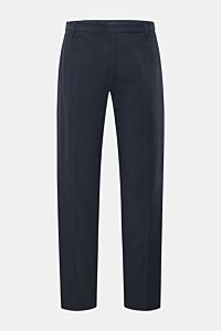 Dondup Baumwollhose 'Gaubert' navy, Slim Fit, schmal geschnitten, leicht elastisch, weicher Griff, von vorne, französische Taschen, Metall-Initial.