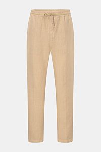 Altea Leinen-Jogpants 'Mattia' beige