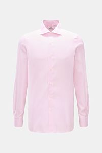Finamore Business Hemd 'Edoardo Napoli' Haifisch-Kragen rosé