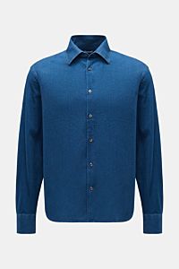04651/ A trip in a bag Casual-Hemd Kent-Kragen dunkelblau