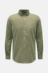 Polo Ralph Lauren Oxford-Hemd Button-Down-Kragen graugrün