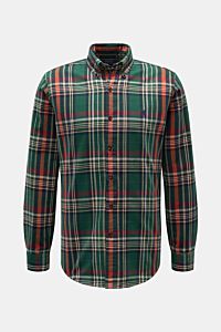 Polo Ralph Lauren Flanellhemd Button-Down-Kragen grün/weiß/navy kariert