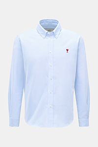 Ami Paris Oxford shirt button-down collar light blue