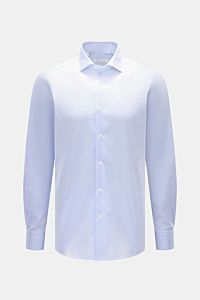 Guglielminotti Casual Hemd Haifisch-Kragen hellblau