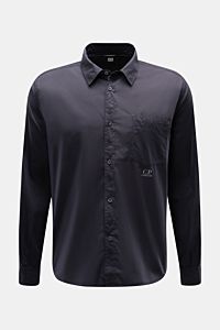C.P. Company Casual Hemd schmaler Kragen navy