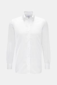 Front view of Giampaolo Oxford shirt button-down collar white, slim fit with button placket, barrel cuffs, and slightly textured pure cotton fabric.

A classic from Italian shirt experts GIAMPAOLO: This shirt in fine Oxford fabric with a button-down co