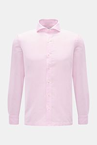Giampaolo Casual Hemd Haifisch-Kragen rosé