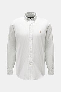 Polo Ralph Lauren Oxford shirt button-down collar dark green/white striped