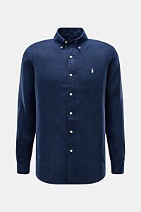 Polo Ralph Lauren Leinenhemd Button-Down-Kragen navy
