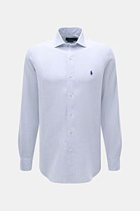 Polo Ralph Lauren Oxford shirt shark collar light blue/white striped