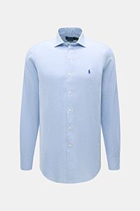 Polo Ralph Lauren Oxford shirt shark collar light blue/white checked