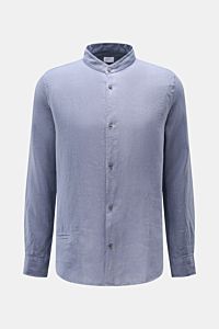 04651/ A trip in a bag Leinenhemd 'Linen Guru' Grandad-Kragen lavender