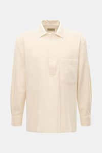 Officine Générale Popover-Hemd 'Jordy' Kent-Kragen creme