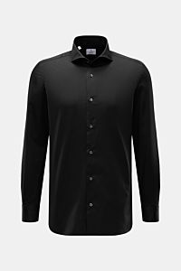 Casual-Hemd Haifisch-Kragen schwarz