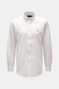 Polo Ralph Lauren Oxford-Hemd Button-Down-Kragen offwhite/blau/schwarz gestreift