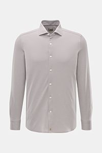 Sonrisa Jersey shirt shark collar grey