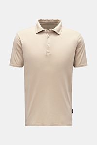 04651/ A trip in a bag Jersey-Poloshirt 'Organic Polo' beige
