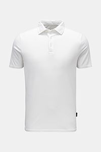 Jersey-Poloshirt 'Organic Polo' weiß