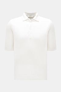 Lardini Kurzarm-Strickpolo offwhite