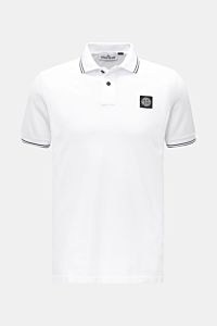 Stone Island Poloshirt weiß